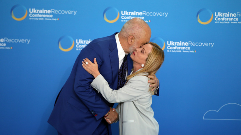 Премьер Албании преклонил колено перед итальянским премьером Мелони