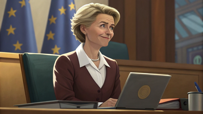 Депутат Шошоакэ: депутатов ЕП вынудили отклонить вотум недоверия фон дер Ляйен