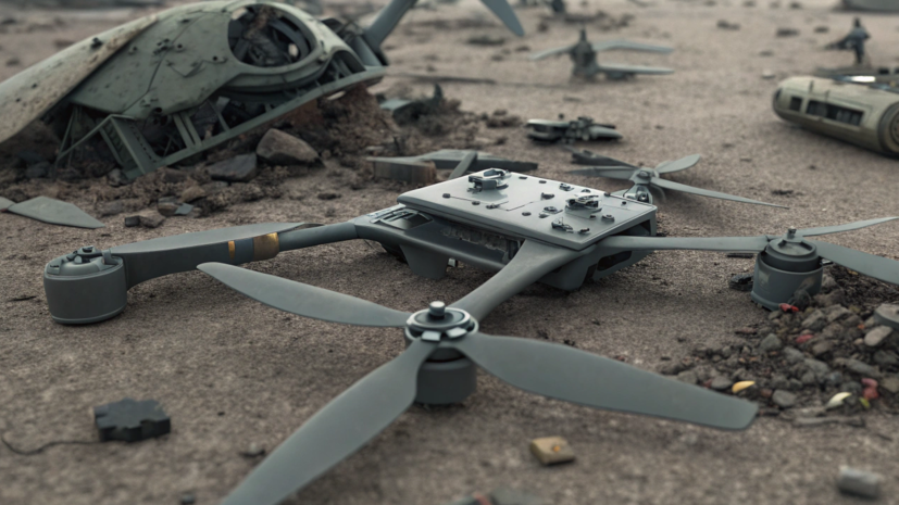 В Таганроге найдены обломки БПЛА после атаки ВСУ