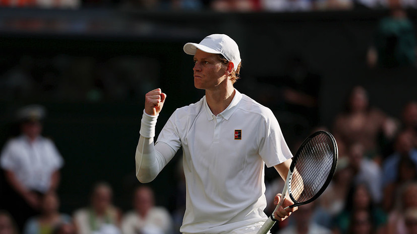 Синнер впервые в карьере выиграл Уимблдон