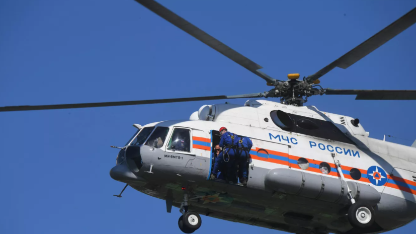 Поисково-спасательные группы вылетели на поиски пропавшего Ми-8