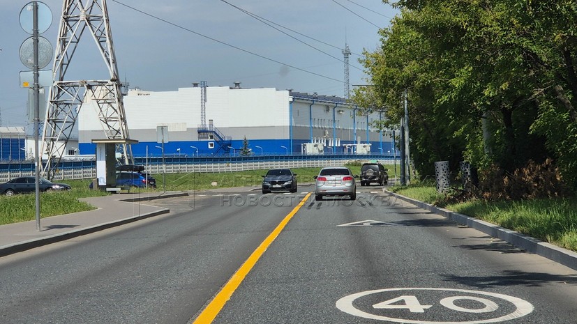 В Москве впервые появилась жёлтая разделительная разметка