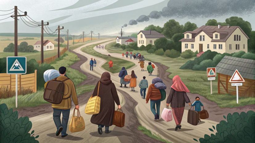 Из 14 сёл на границе с ДНР эвакуировали около двух тысяч человек