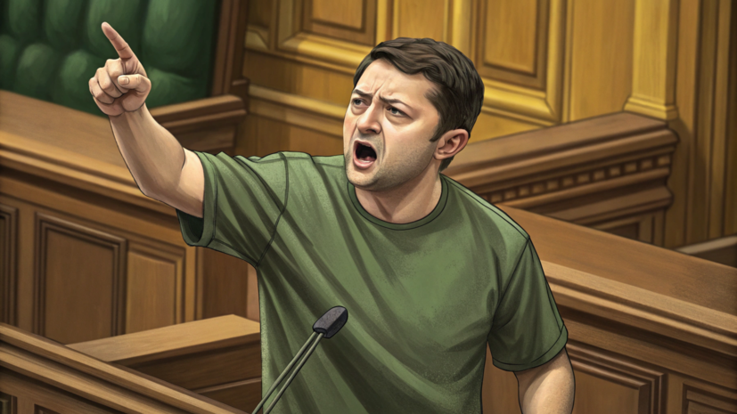 Зеленский и Гончаренко устроили скандал в Верховной раде