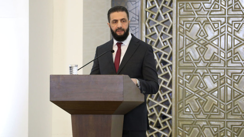 Президент переходного периода Сирии объявил о прекращении огня в Эс-Сувейде