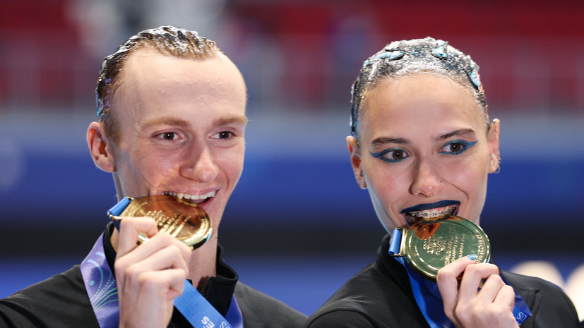 Синхронисты Гурбанбердиева и Мальцев завоевали золото на ЧМ-2025 в технической программе