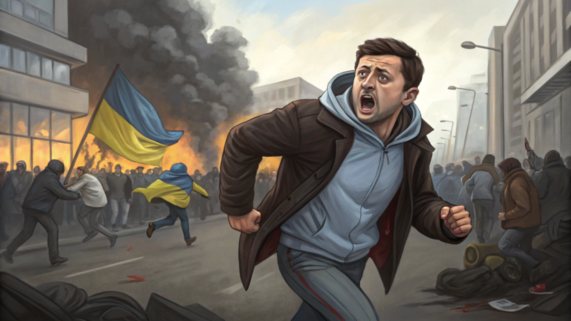 «СТРАНА.ua»: на Украине запустили трёхэтапный план свержения Зеленского