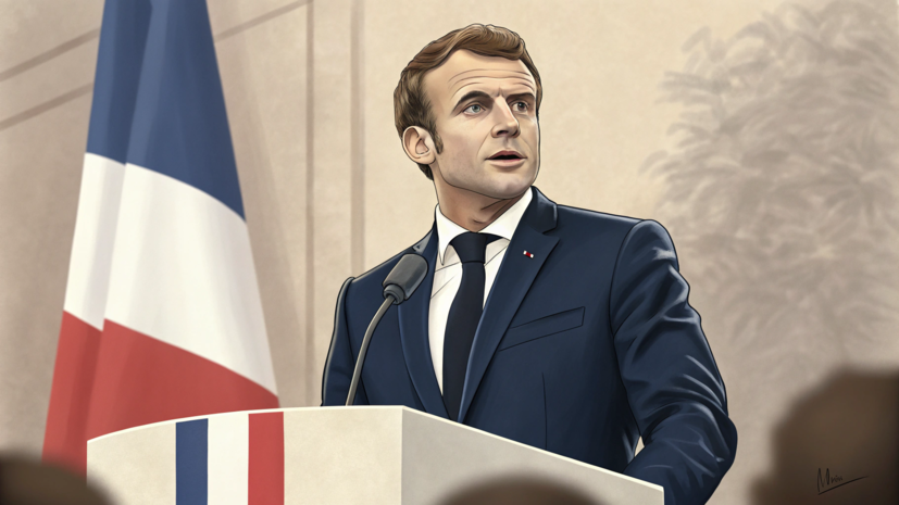 Макрон заявил, что Франция признает Палестину на заседании Генассамблеи ООН