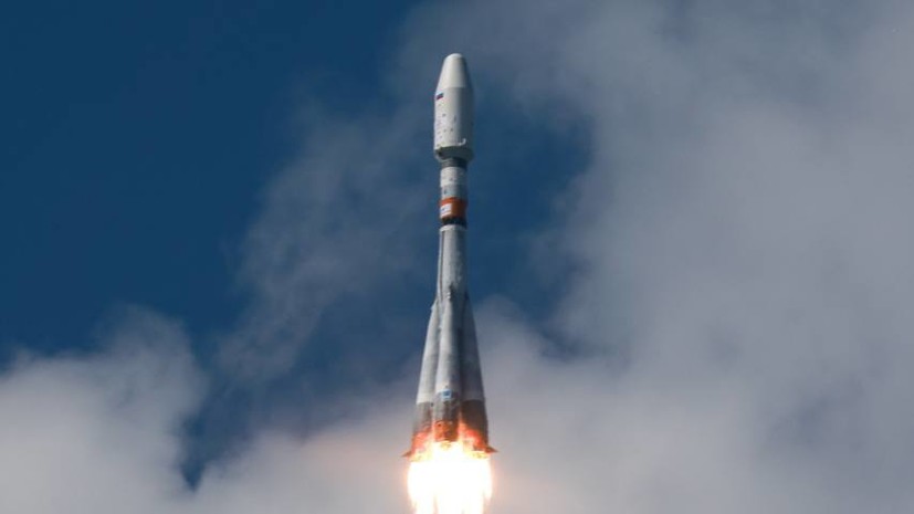 Разгонный блок с 20 спутниками отделился от третьей ступени ракеты «Союз-2.1б»