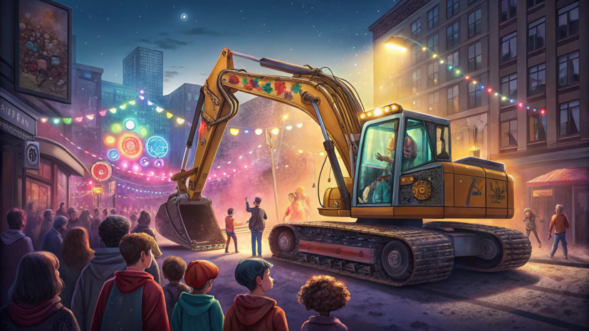 В Москве на фестивале «Территория будущего» пройдёт экскаватор-шоу