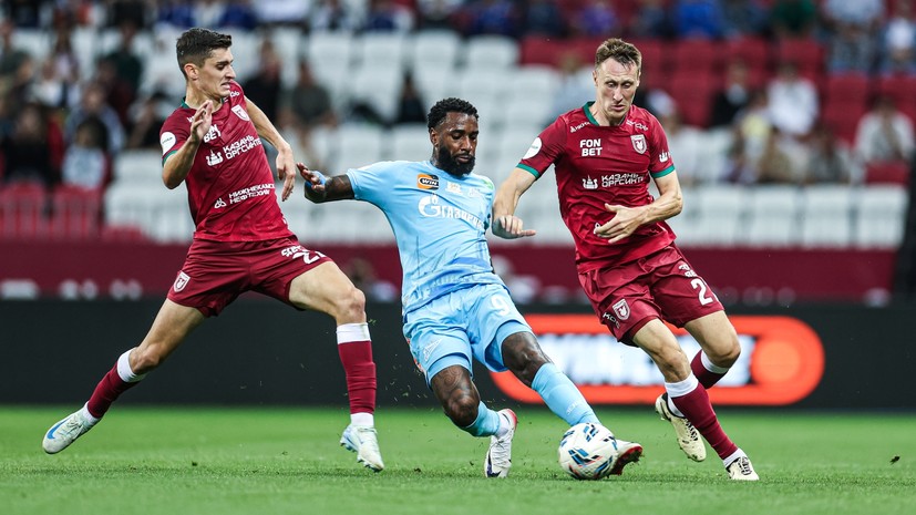 «Рубин» сыграл вничью с «Зенитом» в матче второго тура РПЛ