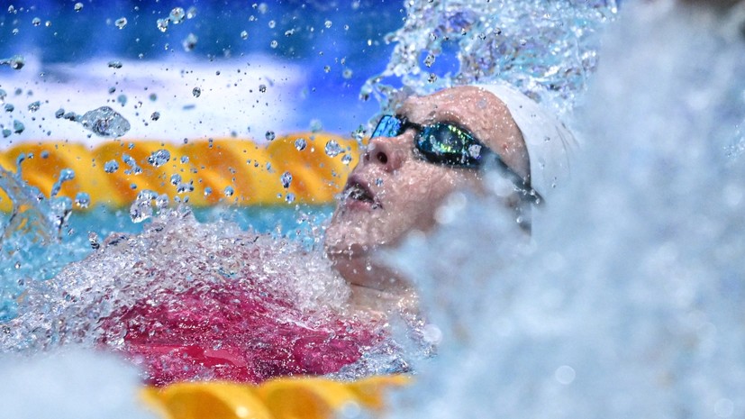 Гайфутдинова попала в полуфинал чемпионата мира на дистанции 100 м на спине