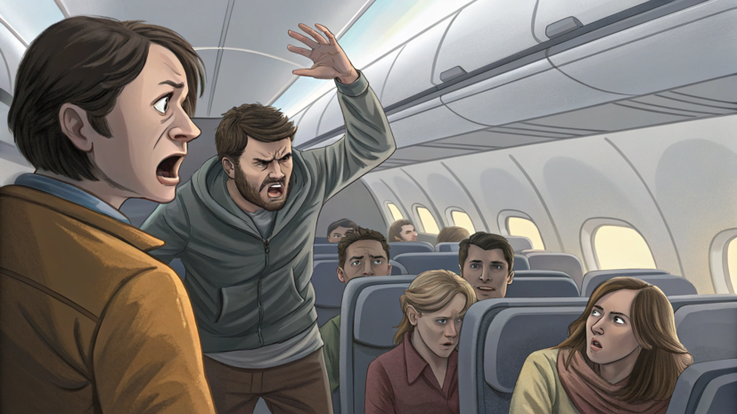 Sun: недовольный политикой Трампа пассажир угрожал взорвать самолёт