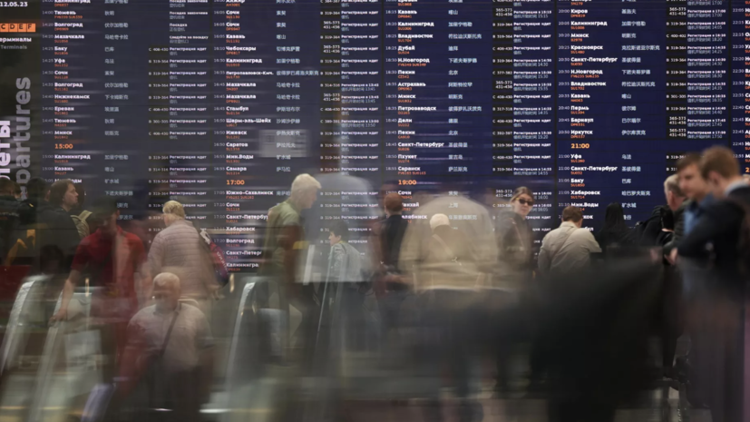 RT: в Шереметьево возникли сложности из-за отмены и задержки рейсов