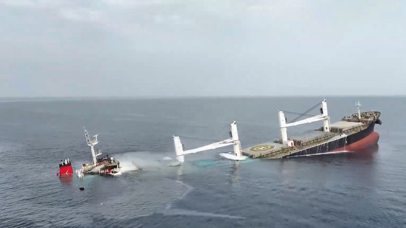 Хуситы опубликовали кадры с российским моряком с потопленного судна Eternity C