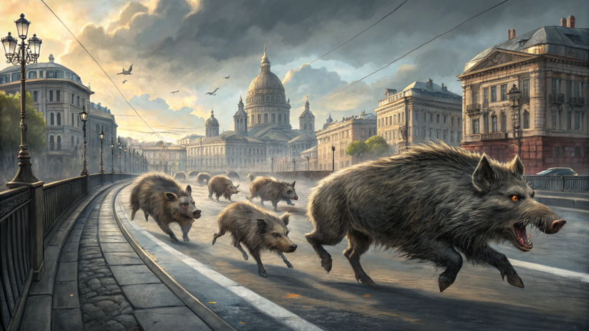 В Петербурге обсудят проблему с пугающими жителей дикими кабанами
