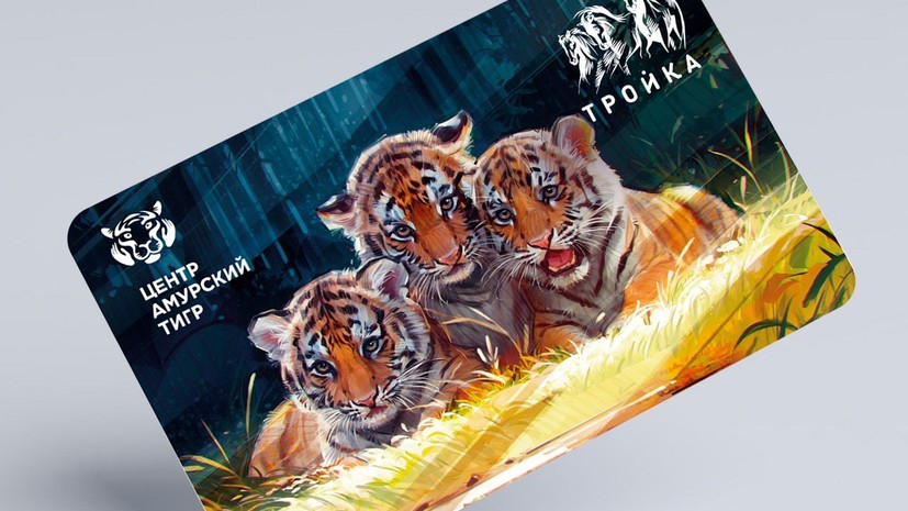 В Москве выпустили карту «Тройка» с амурским тигром