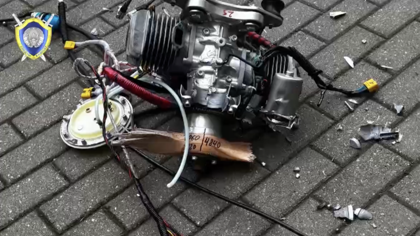 СК Белоруссии: упавший БПЛА был снабжён тротилом и поражающими элементами