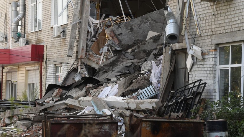 По факту обрушения офисного здания в Екатеринбурге возбуждено уголовное дело