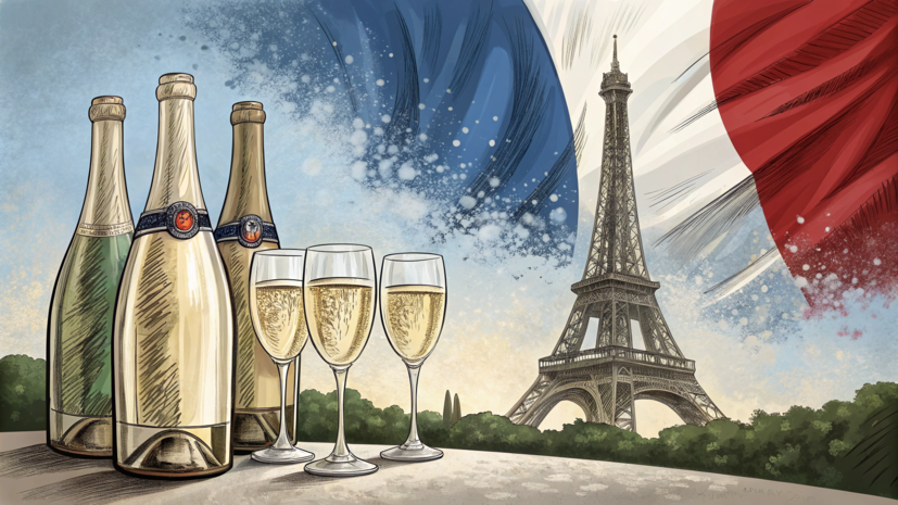 FT: Франция требует вывода шампанского и вина из-под пошлин США в 15%