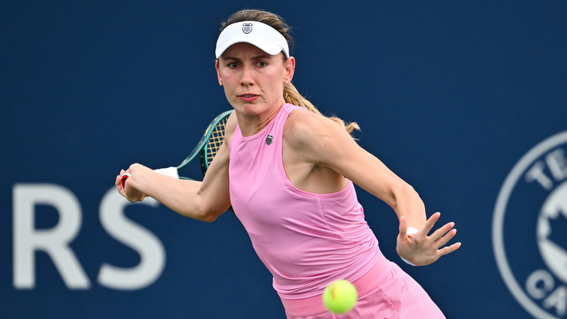 Александрова проиграла 493-й ракетке мира во втором круге турнира WTA в Монреале