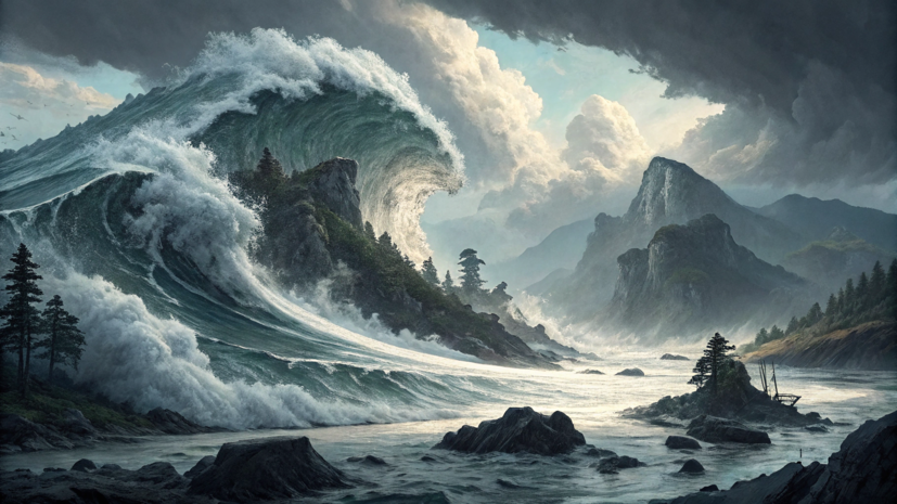 Высота волн цунами на Курилах превысила три метра