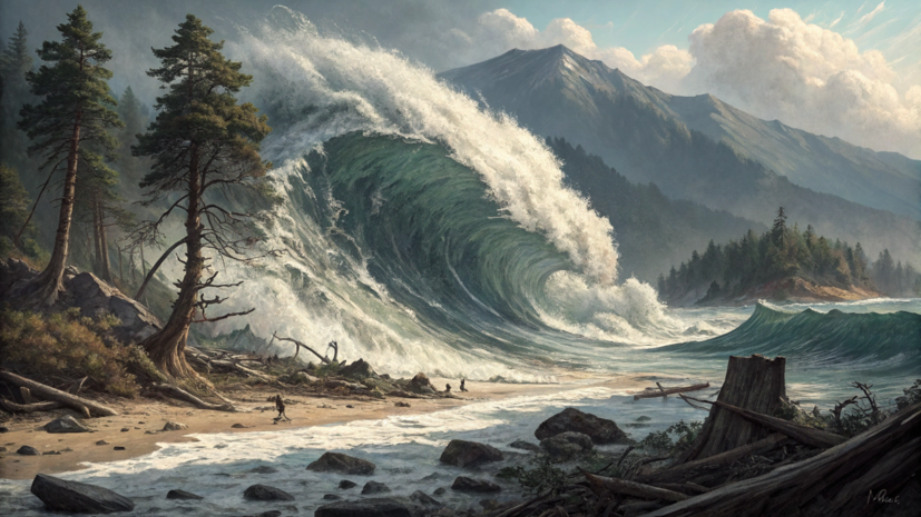 Высота цунами на Камчатке и Курилах достигала 5—6 м