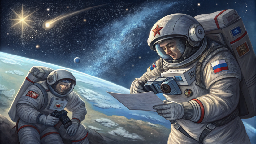 Традицию российских космонавтов переняли в США