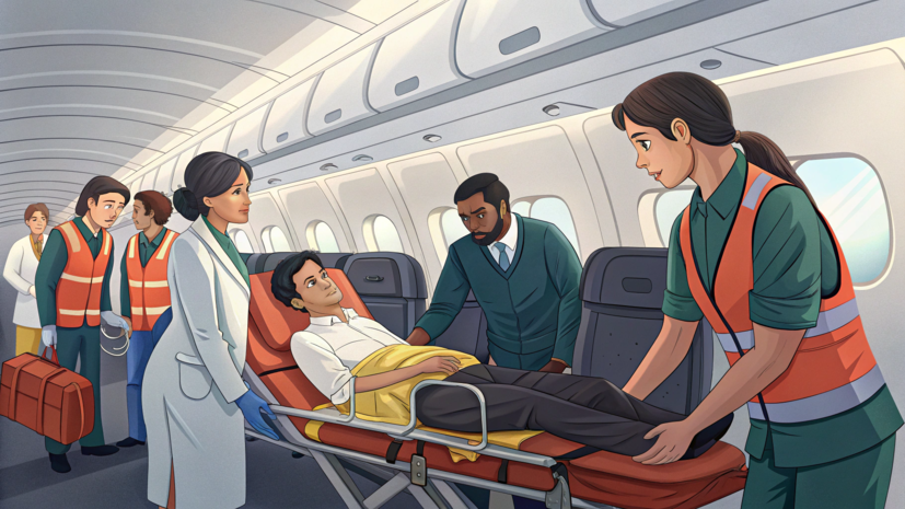 В США госпитализировали 25 человек из-за турбулентности на борту самолёта