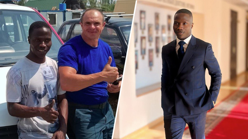 «Хочу, чтобы мои дети были русскими»: как студент из Бенина ездил с гуманитарной миссией в Мариуполь