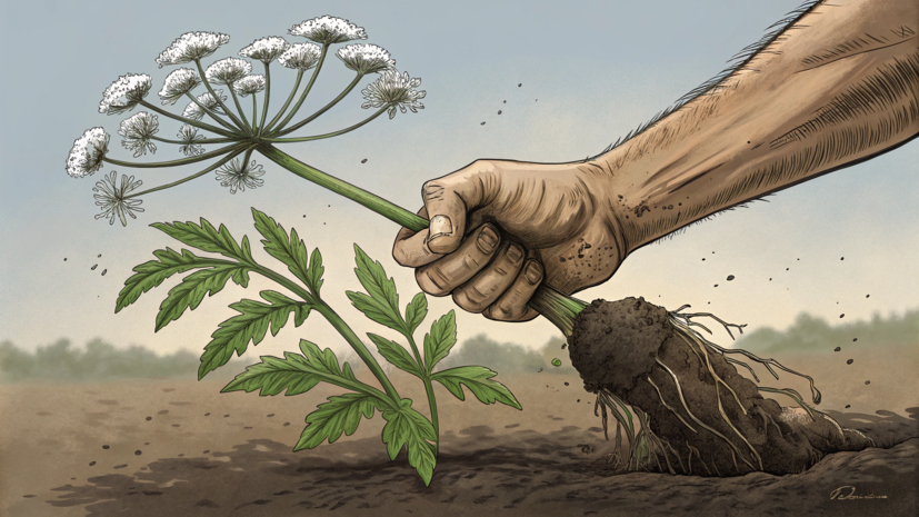 Путин подписал закон, обязывающий владельцев земель бороться с борщевиком