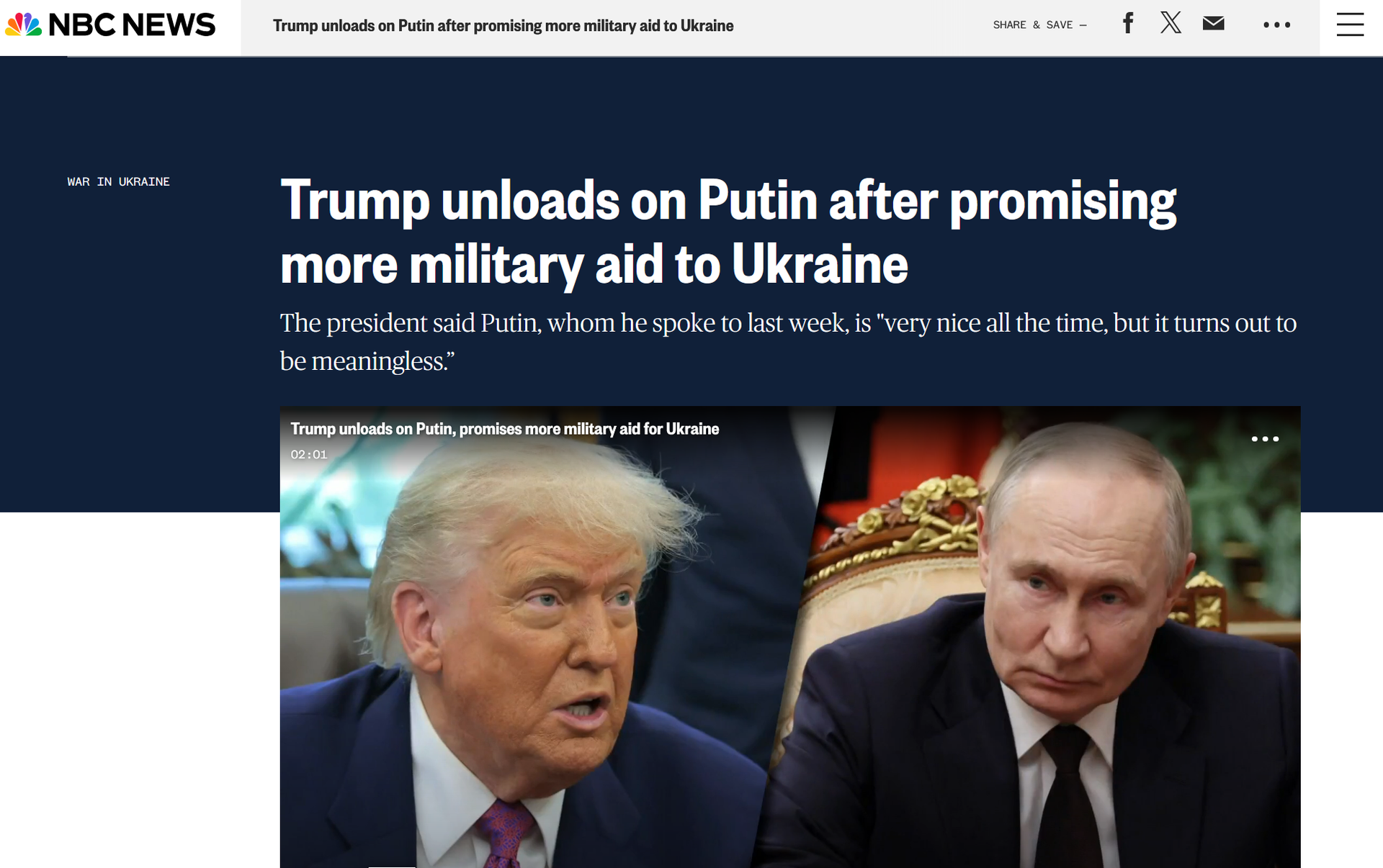 «Поворот на 180 градусов»: западные СМИ — о решении Трампа возобновить поставки вооружений Украине