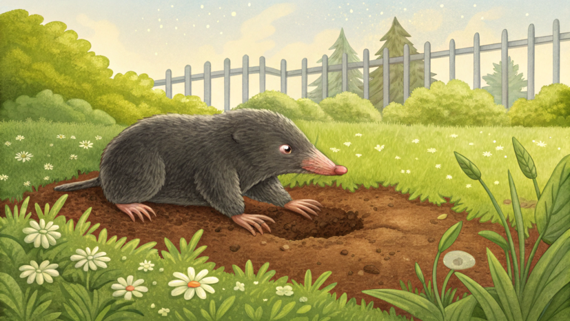 Агроном назвал безопасный и экологичный способ борьбы с кротами на даче