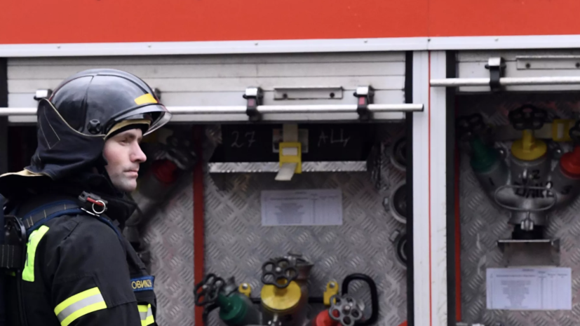 В Сочи потушили гаражи, загоревшиеся при падении фрагментов БПЛА