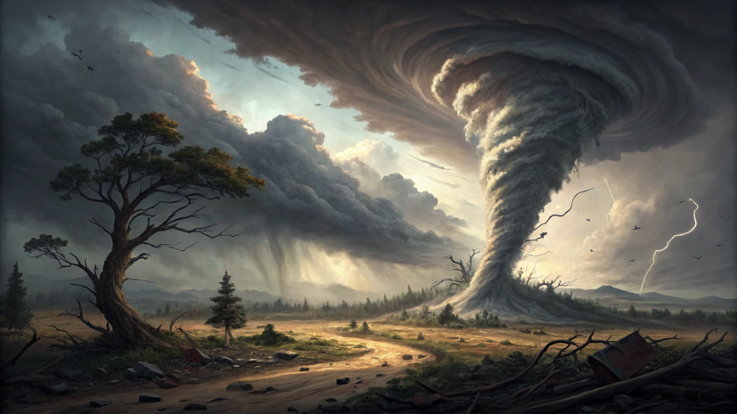 Смерч прошёл в Туапсинском районе Краснодарского края