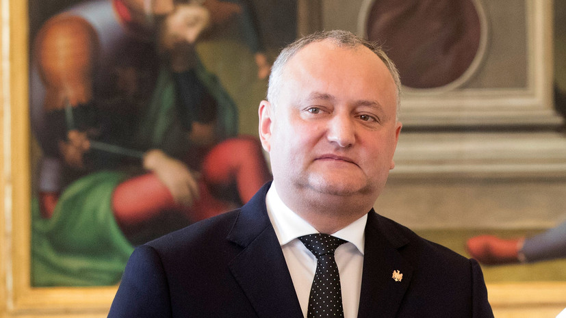 Додон подтвердил регистрацию на выборы в Молдавии объединённого блока оппозиции