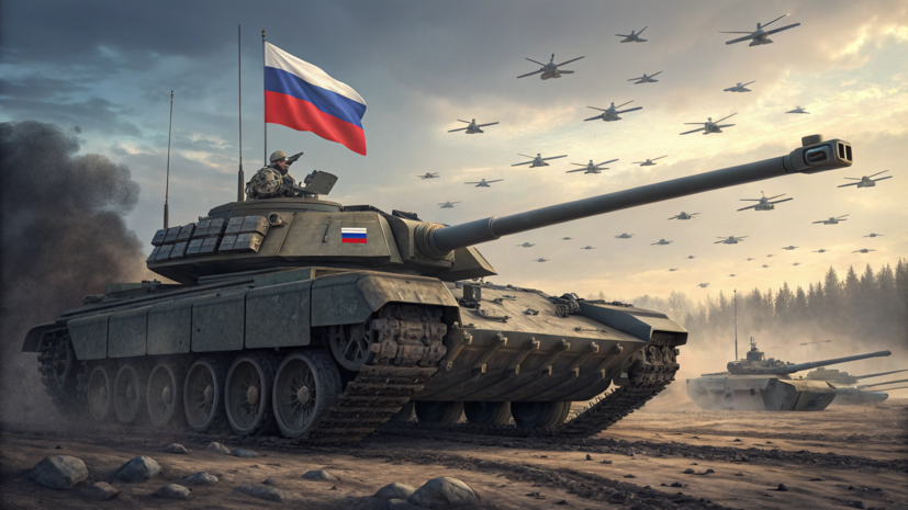 Боец ВС России Столичный рассказал, как его танк выдержал атаку 15 дронов ВСУ