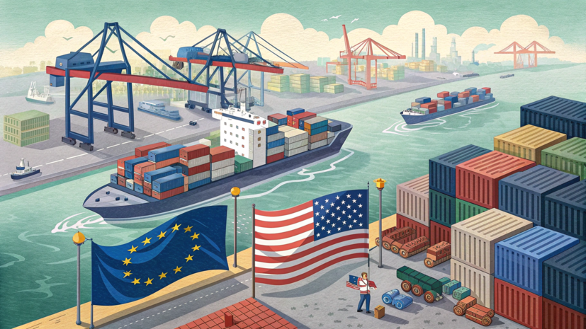 Эксперт Полляйт: сделка с США не убережёт ЕС от роста пошлин