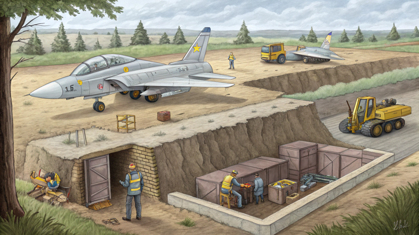 NI: Украина начала строить бункера для защиты F-16 и Mirage