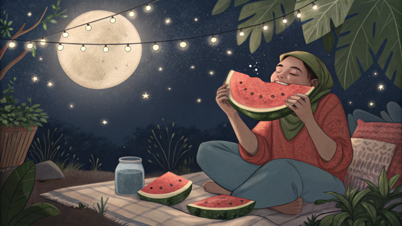 Врач Демьяновская предупредила о последствиях употребления арбуза на ночь