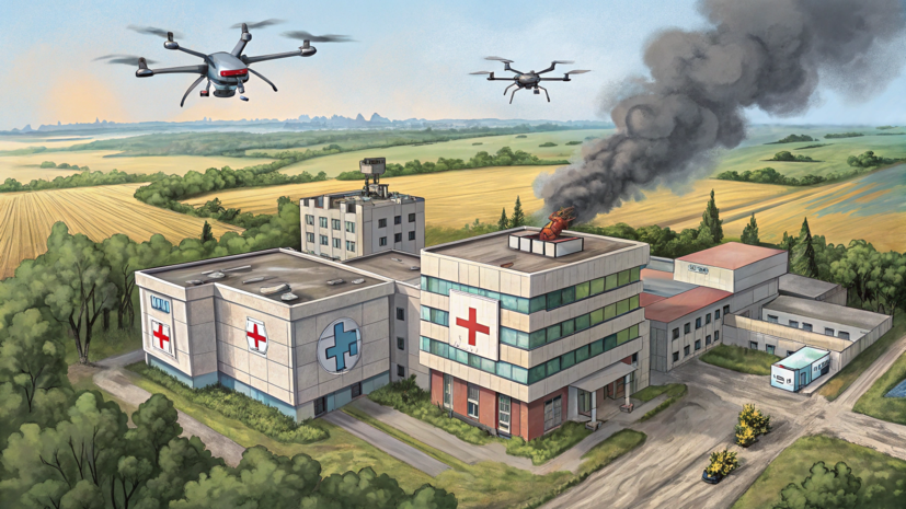 SHOT: ВСУ атаковали две больницы в Белгородской области FPV-дронами