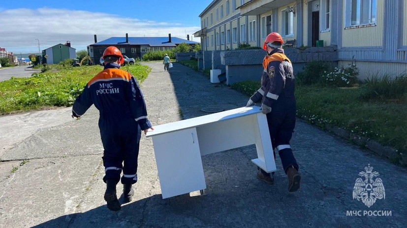 МЧС оборудовало полевой госпиталь в Северо-Курильске после землетрясения