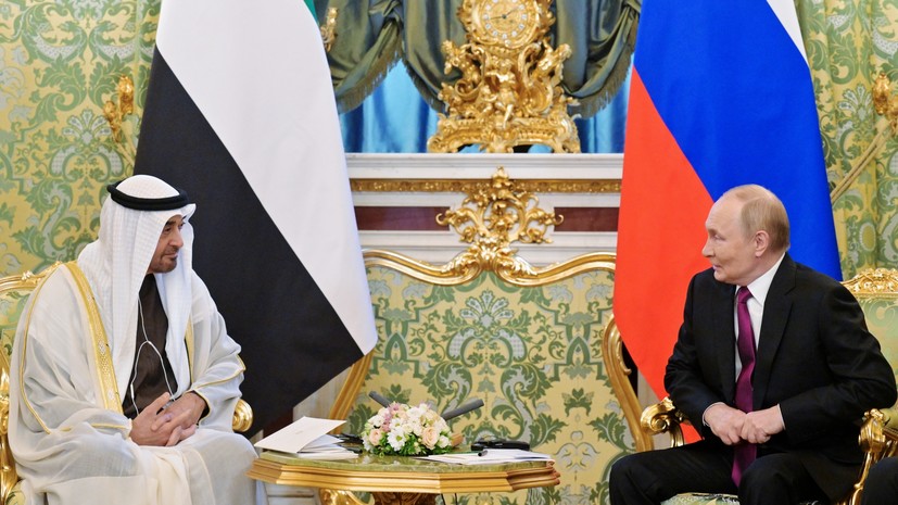 Глава РФПИ Дмитриев назвал важной встречу Путина и Аль Нахайяна