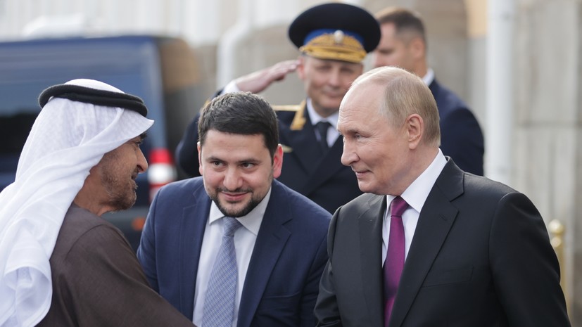Встреча Путина и президента ОАЭ завершилась
