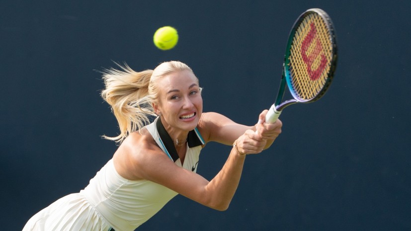 Потапова вышла во второй круг турнира WTA в Цинциннати