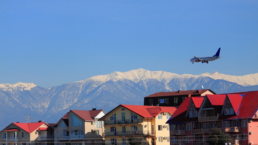 Временные ограничения на работу аэропорта Сочи сняты