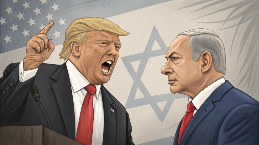 В канцелярии Нетаньяху назвали фейком публикацию NBC о крике Трампа из-за Газы