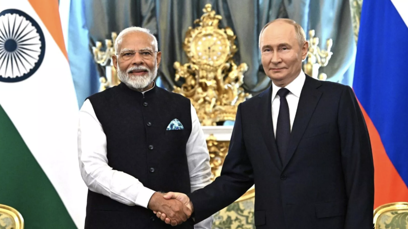 Путин по телефону рассказал Моди об итогах встречи с Уиткоффом в Москве