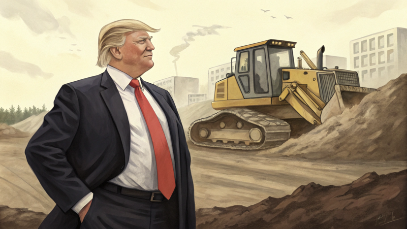 Лукашенко заявил, что старается быть крепче Трампа, назвав его «бульдозером»