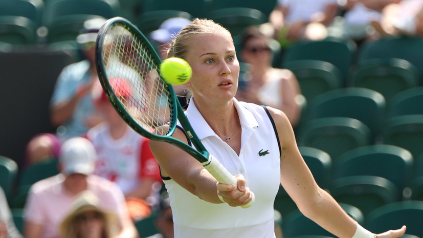 Полина Кудерметова проиграла на старте турнира WTA в Цинциннати